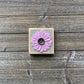 Felt Flower Decor - Gray and Purple