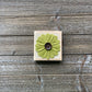 Felt Flower Decor - Beige and Light Green