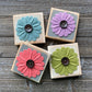 Felt Flower Decor - Beige and Light Green
