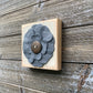 Felt Flower Decor - Beige and Blue