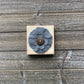 Felt Flower Decor - Beige and Blue