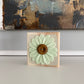 Felt Flower Decor - Beige and Mint Green