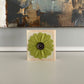 Felt Flower Decor - Beige and Light Green
