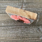 Felt Flower Decor - Gray and Heather Pink