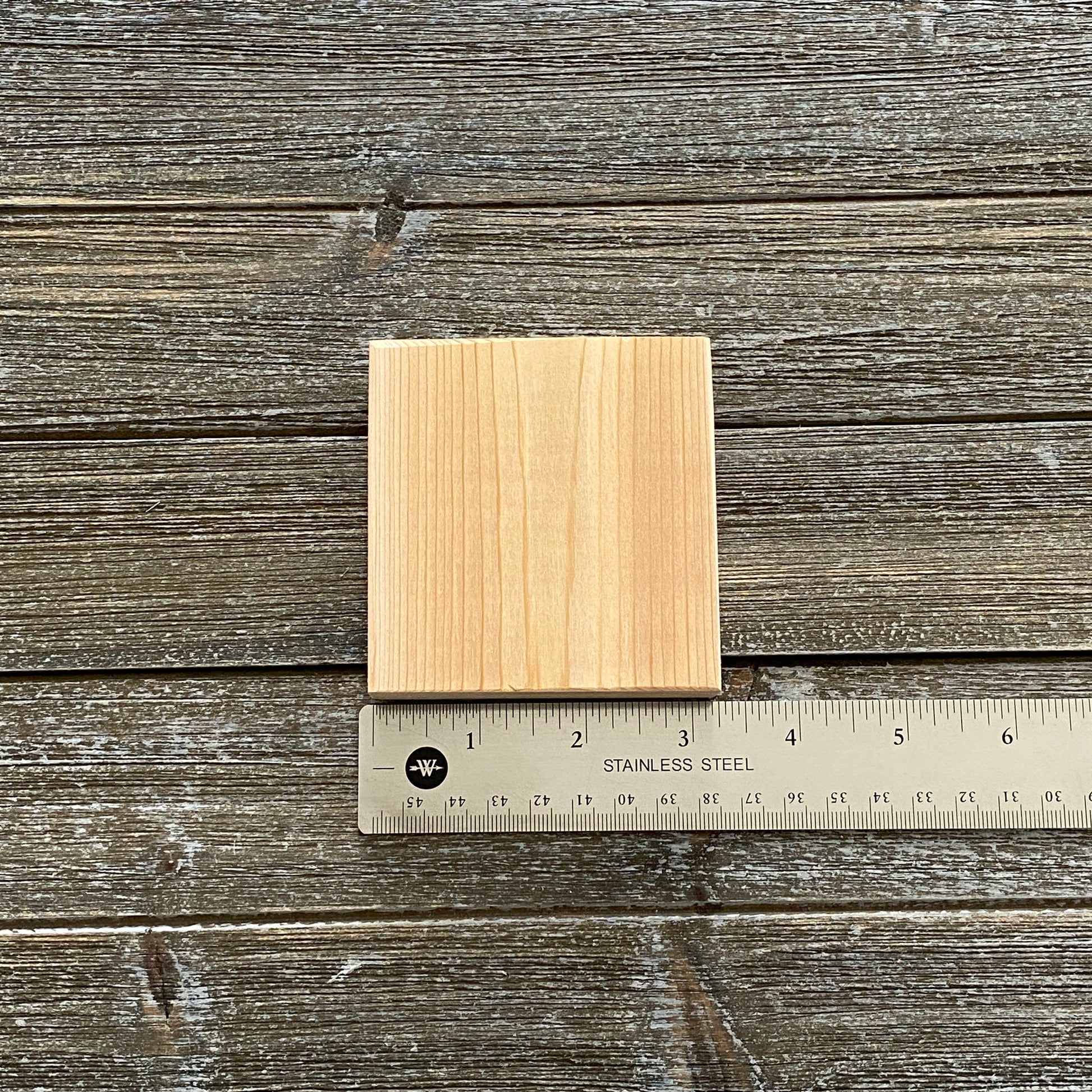 Unfinished Wood Squares for Crafts - 2 pc set – BKV Decor