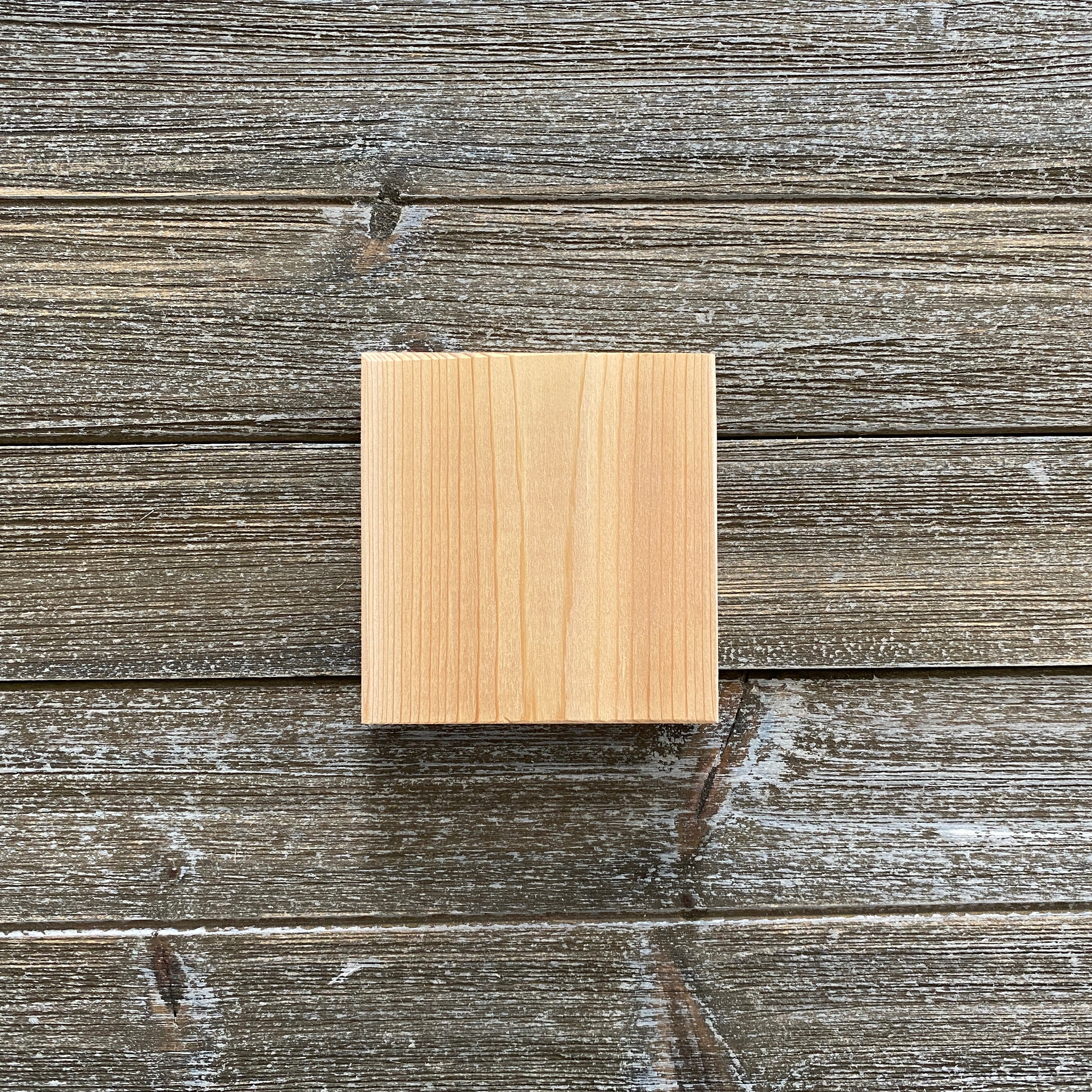 Unfinished Wood Squares for Crafts - 2 pc set – BKV Decor
