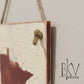 Minnesota Wall Decor - Minnesota Farmhouse Decor - Dark Red
