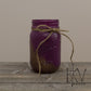 Painted Mason Jars - Purple and Gold