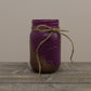 Painted Mason Jars - Purple and Gold