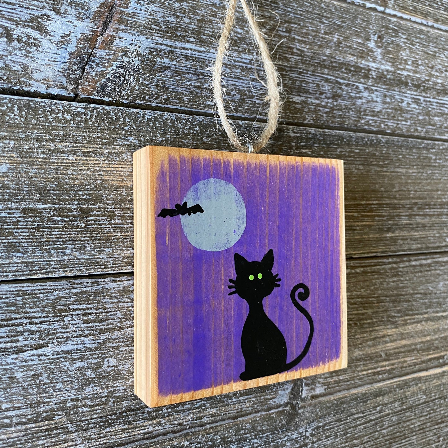 Halloween Decor - Black Cat Ornament