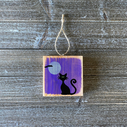 Halloween Decor - Black Cat Ornament
