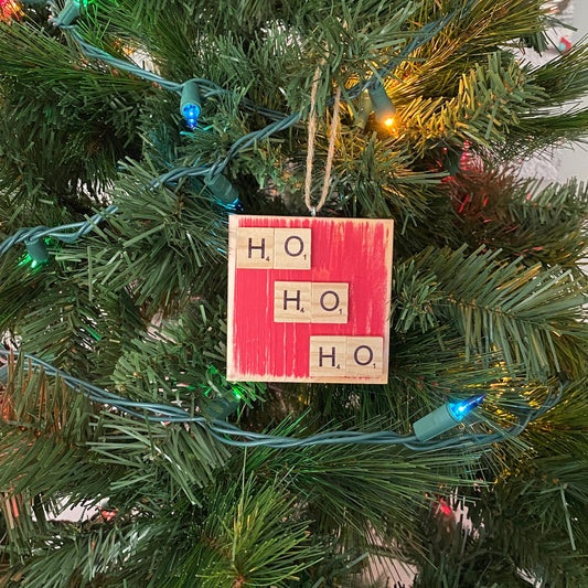 Christmas Ornament - HO HO HO