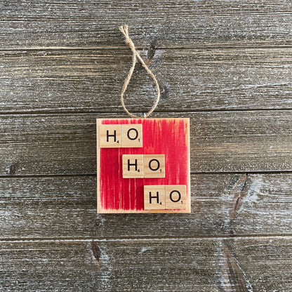 Christmas Ornament - HO HO HO