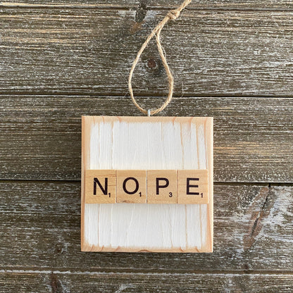 Funny Ornament - NOPE
