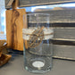 Yarn Wrapped Vase with Rustic Leaf - Small