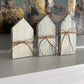 Farmhouse Decor - Mini Wood Houses, Set of 3