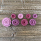Felt Flower Embellishments for Crafts - Pink Flowers - Variety Pack