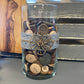 Yarn Wrapped Vase with Tropical Flower - Small