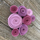 Felt Flower Embellishments for Crafts - Pink Flowers - Variety Pack